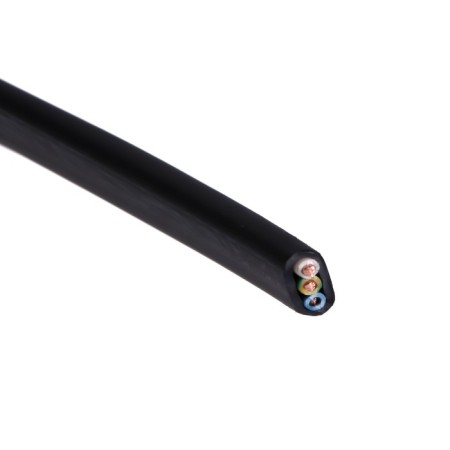 Cable is a hard flat non-combustible Promel VVGP-HN (A) LS, 3x1.5, 10 m, GOST
