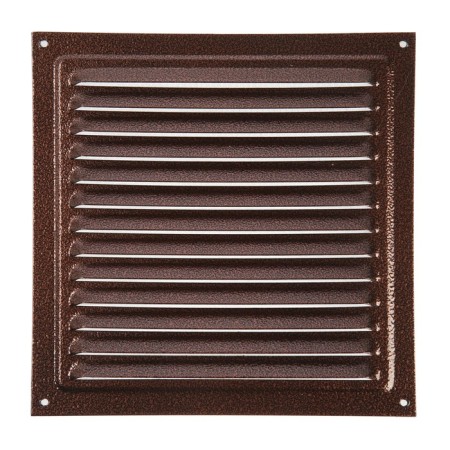 Ventilation grate Zein Lux RM2525M, 250 x 250 mm, with a grid, metal, copper-3