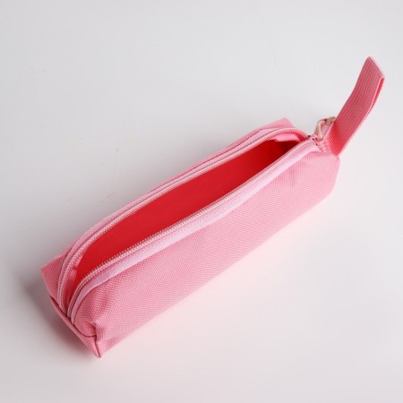 School set. A backpack with a zipper, a core, a bag, a pencil case, a bag for coins, the color is pink-14