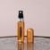 Perfume atomizer, with a spray, 10 ml, golden color