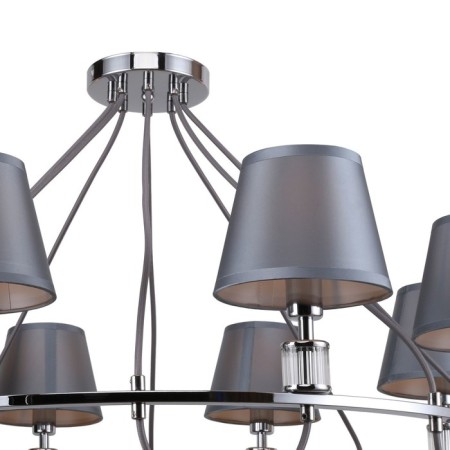 Martina chandelier, 8x40W E14, chromium color-2