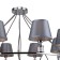 Martina chandelier, 8x40W E14, chromium color