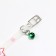 Collar "bow", 28 x 1 cm, Osh 18-24 cm, transparent/pink