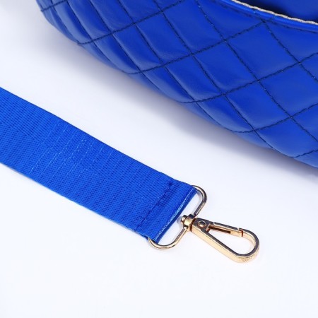 Bag Cross-Bodi with a zipper, blue color-7