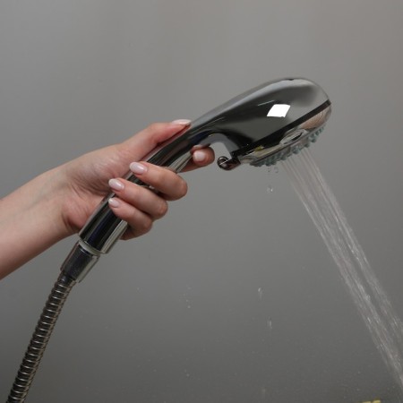 Shower watering can Accoona A330, 3 modes, plastic housing, chromium color-5