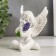 Polystone souvenir "Snowty Angel with Lavender" MIX 11x8x7 cm