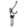 Hook furniture tundra TKD021, two -rod, copper, 50 pcs