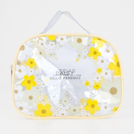 Lightning cosmetic bag, yellow color-1
