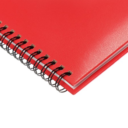 Dated planing 2025, 294 x 142mm 64 sheets, Attomex Orion, solid cover, boumvinyl with foam, foil embossing, block 70, red-2