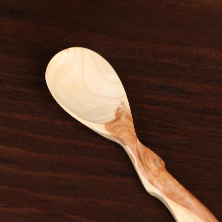 Spoon "Coffee", juniper, 3x14 cm-1