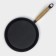 Pan -cast cast -iron magma, d = 24 cm, h = 1.5 cm, wooden handle