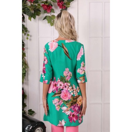 Women's tunic, size 44, green color-9