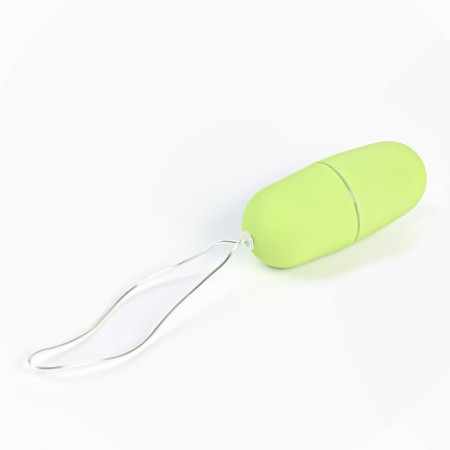 Vibroyaitzo jaga jaga, with a remote control, silicone, 7/3 cm, salad-2