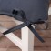 Siddle on a chair with ties - 2pcs. Dolyana col. graphite 40x40 cm, 100% p/e, Gabardin 153 g/m2