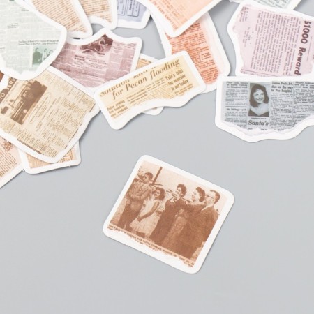 Stickers for creativity "Gazeta Enems" set 46 pcs 4.4x4.4x1.1 cm-1