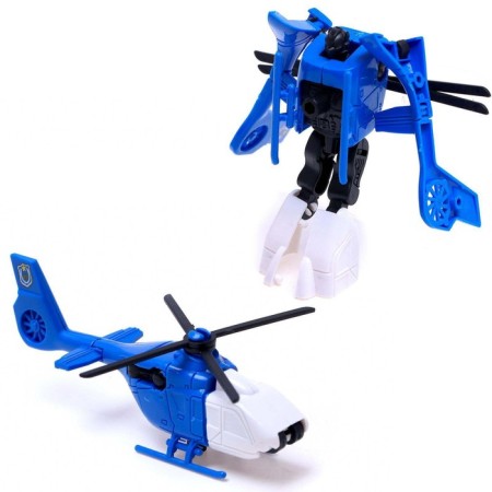 Set of robots "Police squad", 5 transformers, gather in 1 robot-7