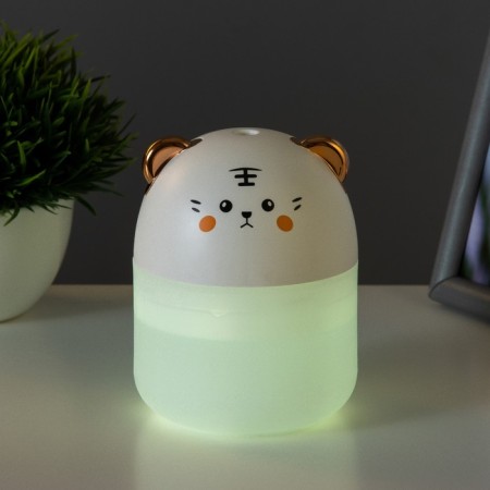Night-owner "Satisfied cat" LED 2W USB 250ml white 8.4x8.4x10.8 cm Risalux-5