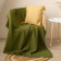 Plaid SL Home 4x layin. Muslin 130*170 cm, central green 100% cotton