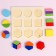 Puzzle "Figures. Fractions and whole ”3 × 3 cm, up to 1/3