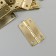 Loop for casket with rounded angles 1.6x3 cm B-016
