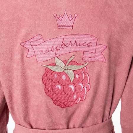 Women's robe, dry rose, size 50-11