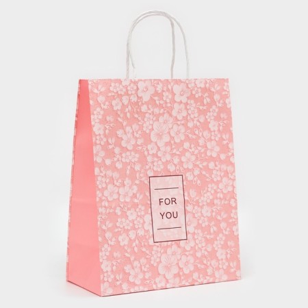 CRAFT package, pink, "thank you" 27 x 21 x 11 cm-1