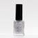 Nail polish jeanmishel, tone 408 sparkle silver multi, small, 12 ml