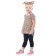 Tunic "Sofochka", height 116 cm, brown color