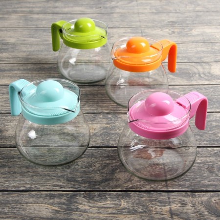 Glass teapot "Ricky", 800 ml, color mix-3