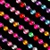Rhinestones for decor, on adhesive, 3 mm, multi -colored