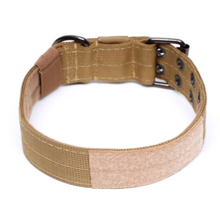 A collar with a soft lining, 59 x 4 cm, Osh 35-45 cm, sand-1