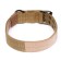 A collar with a soft lining, 59 x 4 cm, Osh 35-45 cm, sand