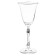 A set of glasses for white wine Parus, decor “Platinum, platinum ball”, 185 ml x x 6 pcs.