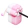 Mechanical sharpener with container, pink paw