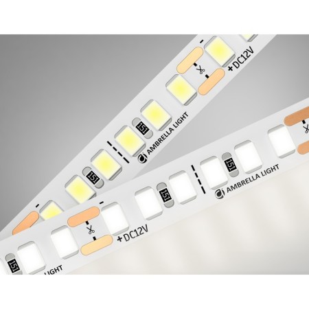 Ambrella GS1302, 5 m, IP20, 2835, 180 LED/m, 14.4 W/m, 12V, a glow of white.