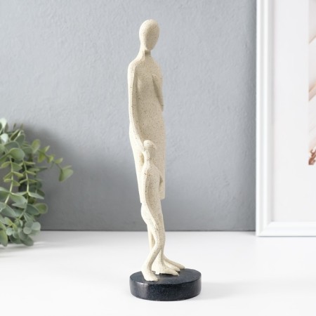 Polystone souvenir "She is always near" White 7.5x8.5x28 cm-2