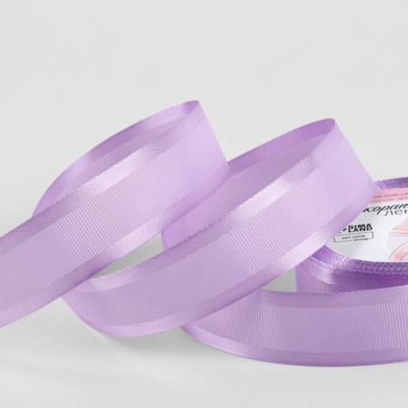 The tape is decorative, repression/satin, 25 mm, 9.1 ± 0.5 m, lilac No. 21