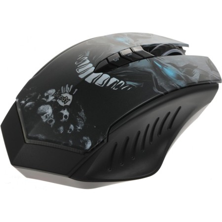 Mouse A4Tech Bloody R80 Plus Skull black/Optical drawing (5000dpi) Wireless USB (7BU 102939-6