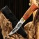 Hunting knife "Fight", 22cm, blade 112mm/2.8 mm, wood, with engraving, mix