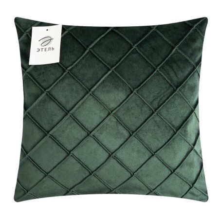 Pillowess decorative Ethel "Solo", emerald color, size 43x43 cm-5
