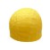 ATEMI Pu 140 swimming cap, fabric with polyurethane coating, yellow color 3D