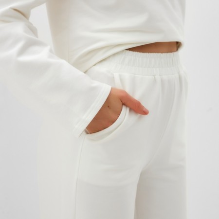 Costume (jumper, trousers) minku: casual collection Ecrew color, size 52-2