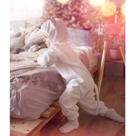 Carnival costume for babies “Mouse with a butterfly”, velor, cotton, height 74-92 cm-2