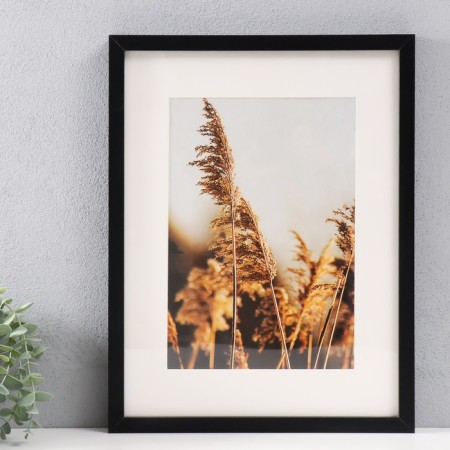 Photo frame MDF 30x40 cm, No. 4, Black 16 mm, with a passion