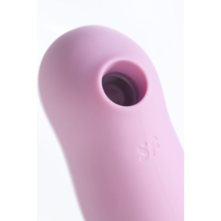 Vacuum-wave contactless stimulator of the Satiffyer Cotton Candy clitoris, silicone, purple color-7