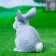 Garden figure "Mini Bunny" 13cm