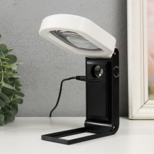 Lupa-lupa x10 x25 for LEDX24 creativity from 3AA+ usb lens d = 1 cm and 12.5 cm 5x8.3x22 cm
