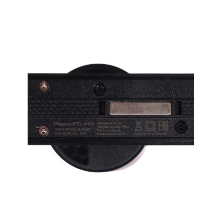 Track lamp, series "Flat" FTL-007, 10W, 48V, 3000K, IP20, black-6