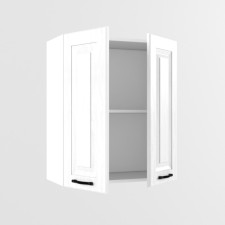 Cabinet hinged B600 2-door Vegas, 300x600x720, white