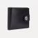 Male purse for magnet, department for bills, for maps, for coins, black color